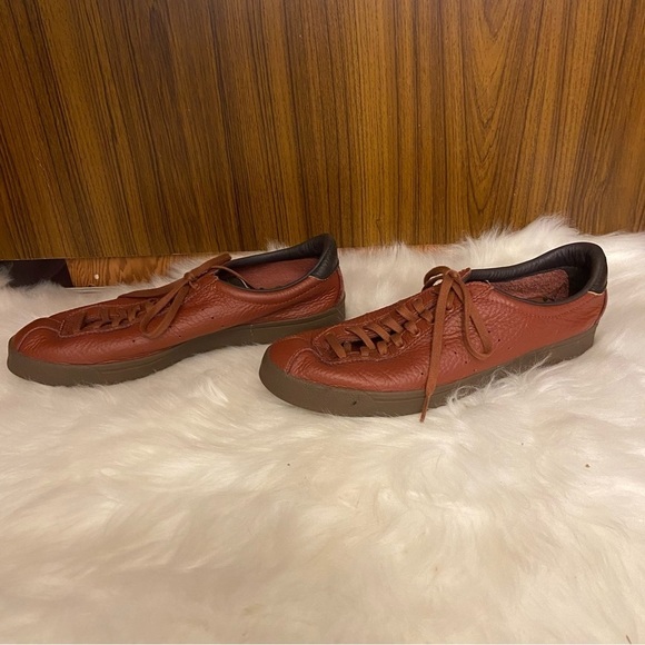 Adidas Originals Lacoste full grain leather men’s trainers in size 8 - Picture 3 of 9